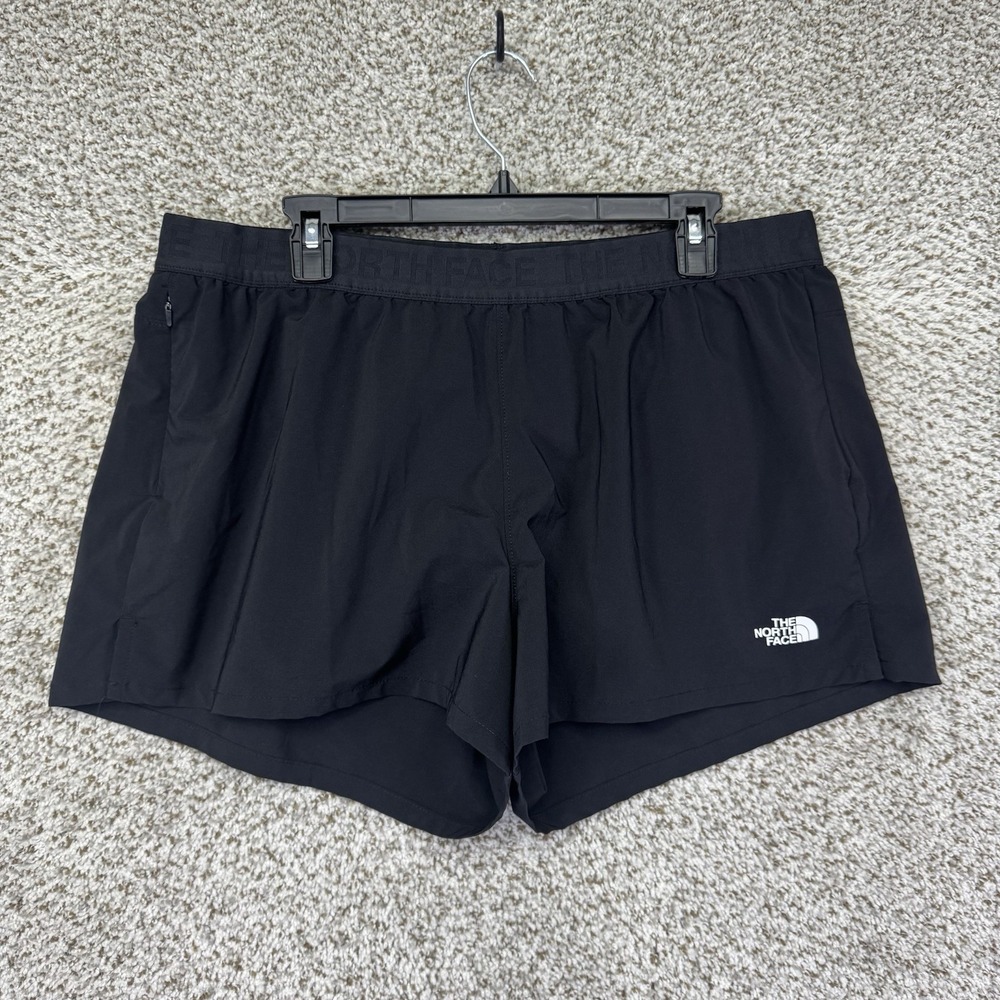 The North Face Wander Shorts Women's Size XL Black Athletic Running Gym Lined